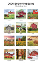 Load image into Gallery viewer, Beckoning Barns 2026 (Item #33012) - 12x24 Refill Sheet Calendar - BONUS POCKET PLANNER &amp; BOOKMARK WHILE QUANTITIES LAST
