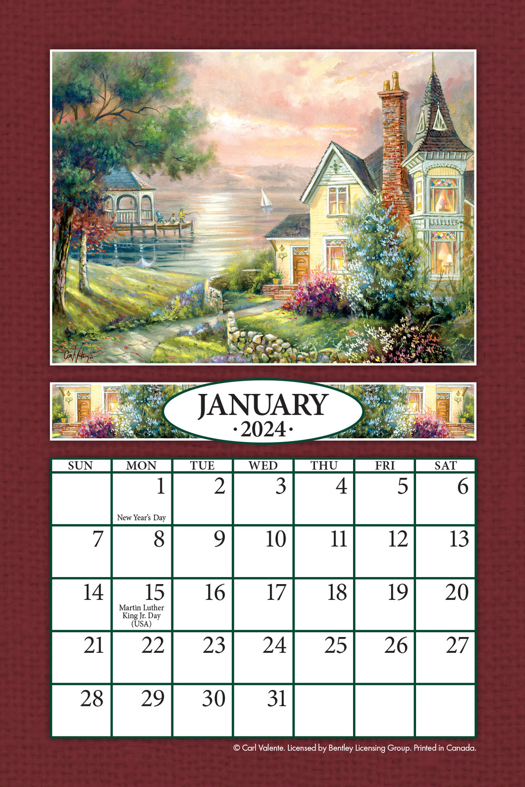 Bygone Days 2024 (Item #0360) - 4x6 Refill Sheet Calendar - BONUS POCKET PLANNER & BOOKMARK WHILE QUANTITIES LAST