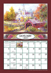 Bygone Days 2025 (Item #3485) - 7x10 Refill Sheet Calendar - BONUS POCKET PLANNER & BOOKMARK WHILE QUANTITIES LAST