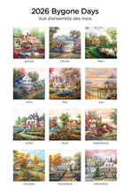 Load image into Gallery viewer, Charme d&#39;autrefois 2026 (Article 3720) - Recharge de 8x10 feuille calendrier
