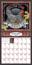 Charger l&#39;image dans la galerie, Bless This Nest 2025 (Item # 7052) - 12x24 Refill Sheet Calendar - BONUS POCKET PLANNER &amp; BOOKMARK WHILE QUANTITIES LAST
