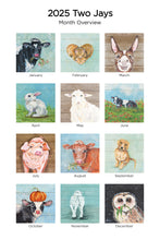 Load image into Gallery viewer, Barnyard Friends 2025 (Item #30391) - 12x24 Refill Sheet Calendar - BONUS POCKET PLANNER &amp; BOOKMARK WHILE QUANTITIES LAST
