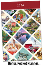 Charger l&#39;image dans la galerie, Vibrant Views (Item #7982) - 2024 - 12x24 Refill Sheet Calendar - BONUS POCKET PLANNER &amp; BOOKMARK WHILE QUANTITIES LAST

