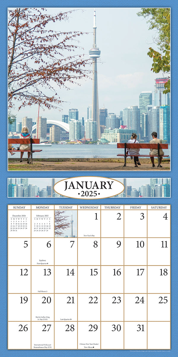Oh Canada 2025 Item 2028 12x24 Refill Sheet Calendar BONUS POCK oh-canada-2025-item-2028-12x24-refill-sheet-calendar-bonus-pock