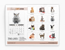 Charger l&#39;image dans la galerie, Charming Cats Folding Calendar 2026 (Item # 289822)

