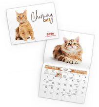 Charger l&#39;image dans la galerie, Charming Cats Folding Calendar 2026 (Item # 289822)
