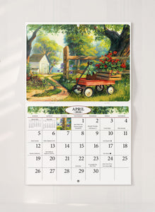 Country Charm Folding Calendar 2026 (Item # 289833)
