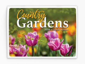Country Gardens Folding Calendar 2026 (Item # 289855)