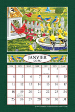 Load image into Gallery viewer, Amis à plumes 2026 (Article #5911) - Recharge de 4x6 feuille calendrier
