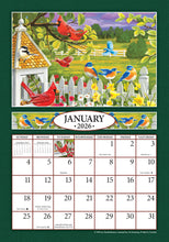 Load image into Gallery viewer, Feathered Friends 2026 (Item #2754) - 7x10 Refill Sheet Calendar - BONUS POCKET PLANNER &amp; BOOKMARK WHILE QUANTITIES LAST
