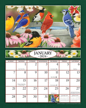 Charger l&#39;image dans la galerie, Feathered Friends 2024 (Item #2776) - 8x10 Refill Sheet Calendar - BONUS POCKET PLANNER &amp; BOOKMARK WHILE QUANTITIES LAST
