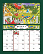 Load image into Gallery viewer, Amis à plumes 2026 (Article #2712) - Recharge de 8x10 feuille calendrier
