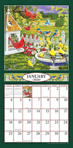 Feathered Friends 2026 (Item #6342) - 8x16 Refill Sheet Calendar - BONUS POCKET PLANNER & BOOKMARK WHILE QUANTITIES LAST
