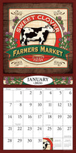 Load image into Gallery viewer, Farmers Market 2024 (Item #21332) - 12x24 Refill Sheet Calendar - BONUS POCKET PLANNER &amp; BOOKMARK WHILE QUANTITIES LAST
