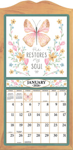 Faith & Devotion 2026 (Item #77662) - 12x24 Refill Sheet Calendar - BONUS POCKET PLANNER & BOOKMARK WHILE QUANTITIES LAST