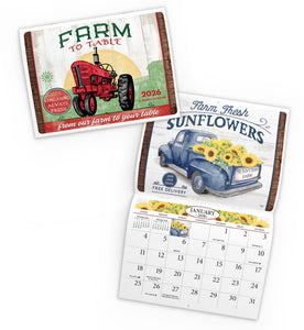 Farm to Table Folding Calendar 2026 (Item # 289866)