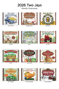 Farm to Table Folding Calendar 2026 (Item # 289866)