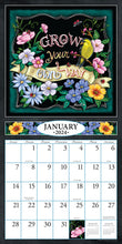 Load image into Gallery viewer, Grow Your Own Way 2024 (Item #7106) - 12x24 Refill Sheet Calendar - BONUS POCKET PLANNER &amp; BOOKMARK WHILE QUANTITIES LAST
