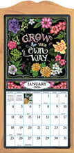 Load image into Gallery viewer, Grow Your Own Way 2026 (Item #7106) - 12x24 Refill Sheet Calendar - BONUS POCKET PLANNER &amp; BOOKMARK WHILE QUANTITIES LAST
