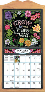 Grow Your Own Way 2026 (Item #7106) - 12x24 Refill Sheet Calendar - BONUS POCKET PLANNER & BOOKMARK WHILE QUANTITIES LAST