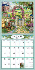 Home Sweet Home 2024 (Item #9289) - 12x24 Refill Sheet Calendar - BONUS POCKET PLANNER & BOOKMARK WHILE QUANTITIES