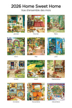 Load image into Gallery viewer, La Douceur Du Foyer 2026 (Article #0688) - Recharge de 12x24 feuille calendrier
