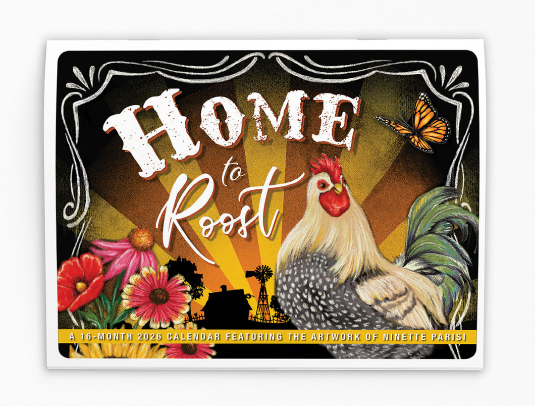 Home to Roost Folding Calendar 2026 (Item # 289888)