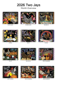 Home to Roost Folding Calendar 2026 (Item # 289888)