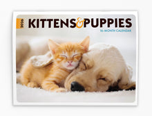 Charger l&#39;image dans la galerie, Kittens &amp; Puppies Folding Calendar 2026 (Item # 289600)
