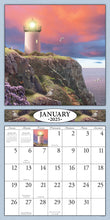 Load image into Gallery viewer, Lighthouses 2025 (Item #3017) - 12x24 Refill Sheet Calendar - BONUS POCKET PLANNER &amp; BOOKMARK WHILE QUANTITIES LAST
