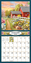 Load image into Gallery viewer, Une promenade à la campagne 2026 (Article #2517) - Recharge de 12 x 24 feuille calendrier
