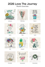 Load image into Gallery viewer, Love the Journey 2026 (Item#77632)  - 12x24 Refill Sheet Calendar - BONUS POCKET PLANNER &amp; BOOKMARK WHILE QUANTITIES LAST
