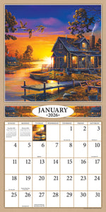 Vintage Country 2026 (Item #46442) - 12x24 Refill Sheet Calendar - BONUS POCKET PLANNER & BOOKMARK WHILE QUANTITIES LAST