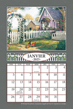 Load image into Gallery viewer, Simplicité Campagnarde 2025 (Article #3244) - Recharge de 4x6 feuille calendrier
