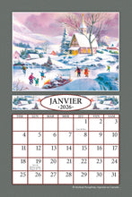 Load image into Gallery viewer, Simplicité Campagnarde 2026 (Article #3244) - Recharge de 4x6 feuille calendrier
