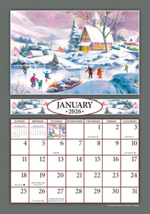 Simple Country 2026 (Item #54462) - 7x10 Refill Sheet Calendar - BONUS POCKET PLANNER & BOOKMARK WHILE QUANTITIES LAST