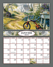 Load image into Gallery viewer, Simplicité Campagnarde 2024 (Article #2988) - Recharge de 8x10 feuille calendrier
