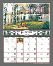 Load image into Gallery viewer, Simplicité Campagnarde 2025 (Article #2988) - Recharge de 8x10 feuille calendrier
