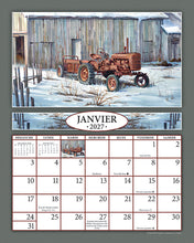 Load image into Gallery viewer, Simplicité Campagnarde 2027 (Article #2988) -  ** SHIPPING IN SEPTEMBER ** Recharge de 8x10 feuille calendrier
