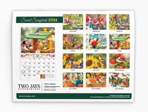 Sweet Songbirds Folding Calendar 2026 (Item # 289645)