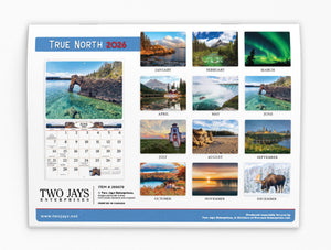 True North Folding Calendar 2026 (Item # 289678)