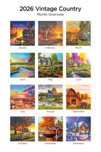 Load image into Gallery viewer, Vintage Country 2026 (Item #46442) - 12x24 Refill Sheet Calendar - BONUS POCKET PLANNER &amp; BOOKMARK WHILE QUANTITIES LAST
