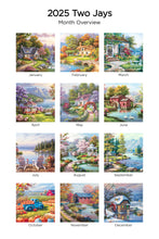 Load image into Gallery viewer, Vibrant Views (Item #7982) - 2025 - 12x24 Refill Sheet Calendar - BONUS POCKET PLANNER &amp; BOOKMARK WHILE QUANTITIES LAST
