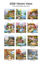 Load image into Gallery viewer, Paysages Chatoyants 2026 (Article #20156) - Recharge de 7x14 feuille calendrier - inclut une liste de tâches set le signet - Jusqu’à rupture des stocks et des substitutions peuvent s’appliquer
