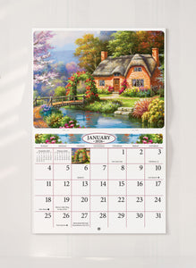 Vibrant Countryside Folding Calendar 2026 (Item # 289689)
