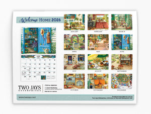 Welcome Home Folding Calendar 2026 (Item # 289500)