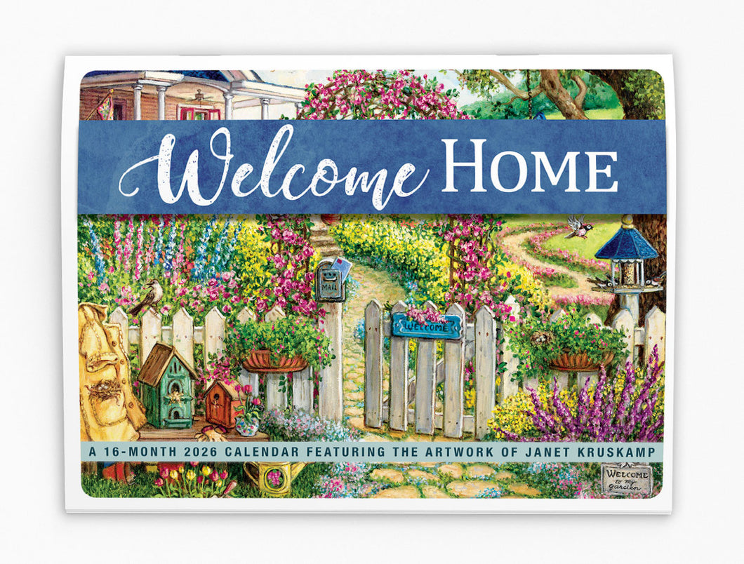 Welcome Home Folding Calendar 2026 (Item # 289500)