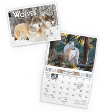 Charger l&#39;image dans la galerie, Wolves Folding Calendar 2026 (Item # 289543)
