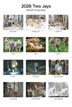 Charger l&#39;image dans la galerie, Wolves Folding Calendar 2026 (Item # 289543)
