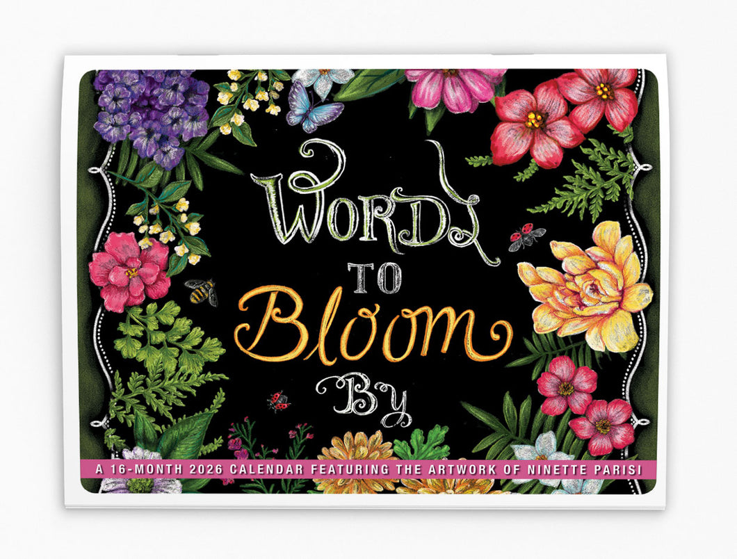 Words To Bloom By - Folding Calendar 2026 (Item # 289589)